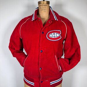 Ultra Rare Vintage NHL Shain Montreal Canadiens Jacket